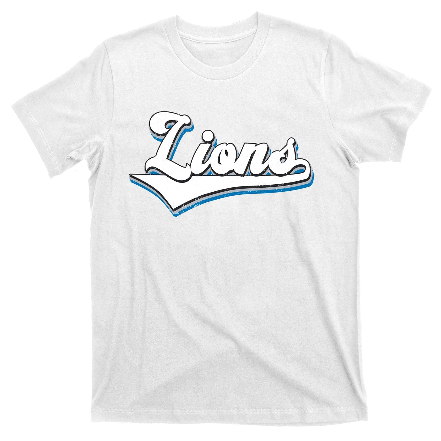 Vintage Lion Football Logo T-Shirt