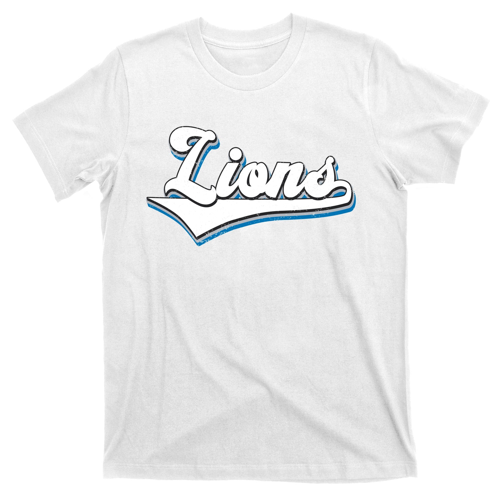 Vintage Lion Football Logo T-Shirt