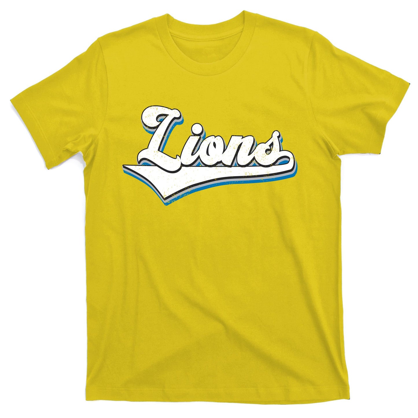 Vintage Lion Football Logo T-Shirt