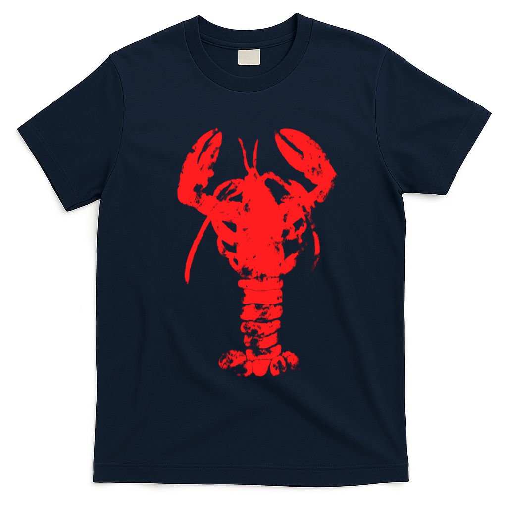 Vintage Lobster Red Imprint T-Shirt
