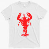 Vintage Lobster Red Imprint T-Shirt