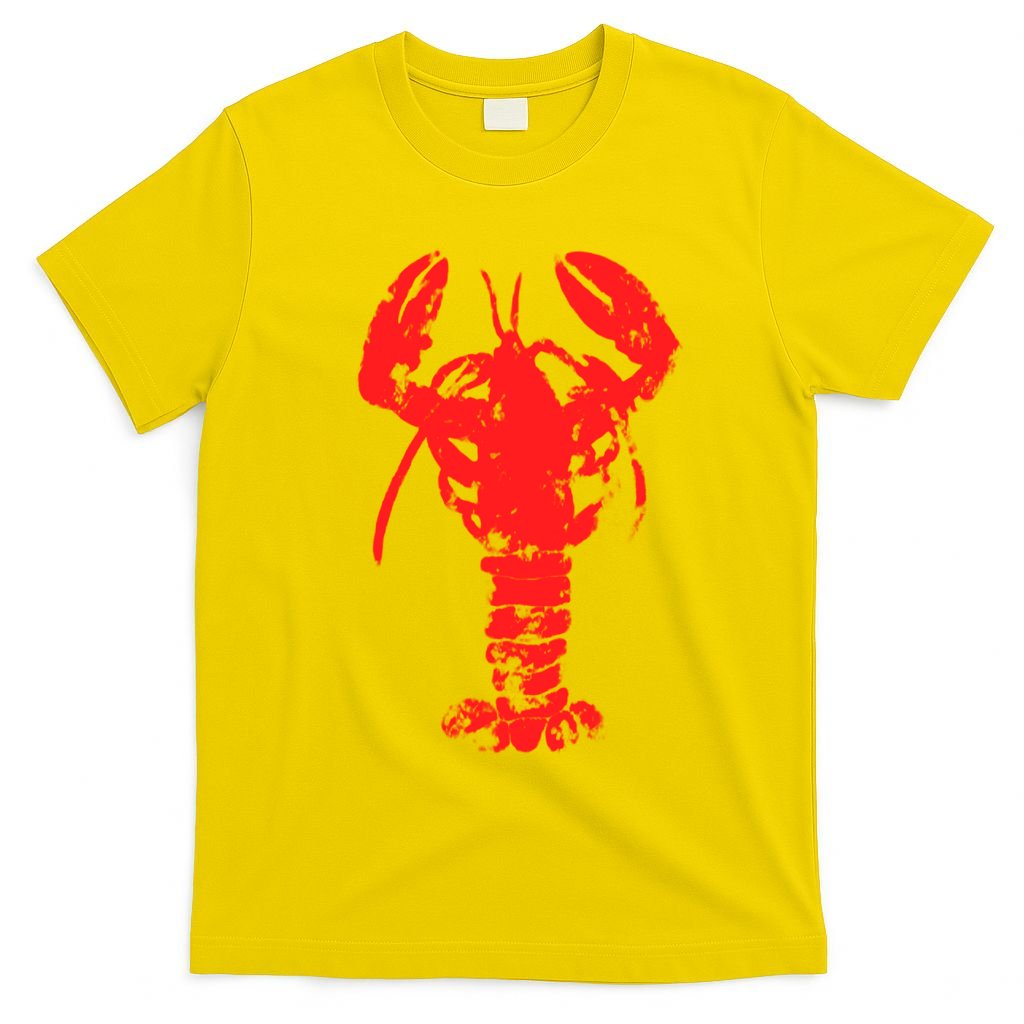 Vintage Lobster Red Imprint T-Shirt