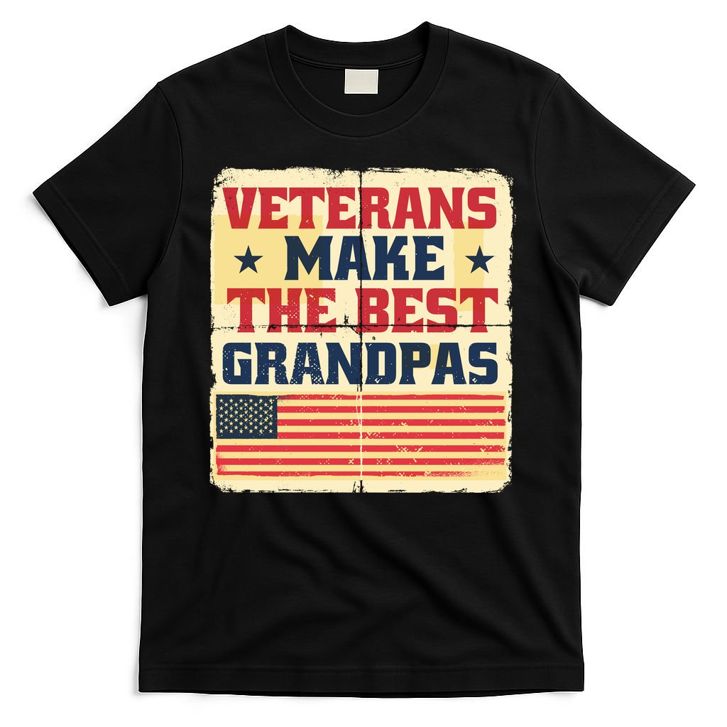 Veterans Make The Best Grandpas USA T-Shirt