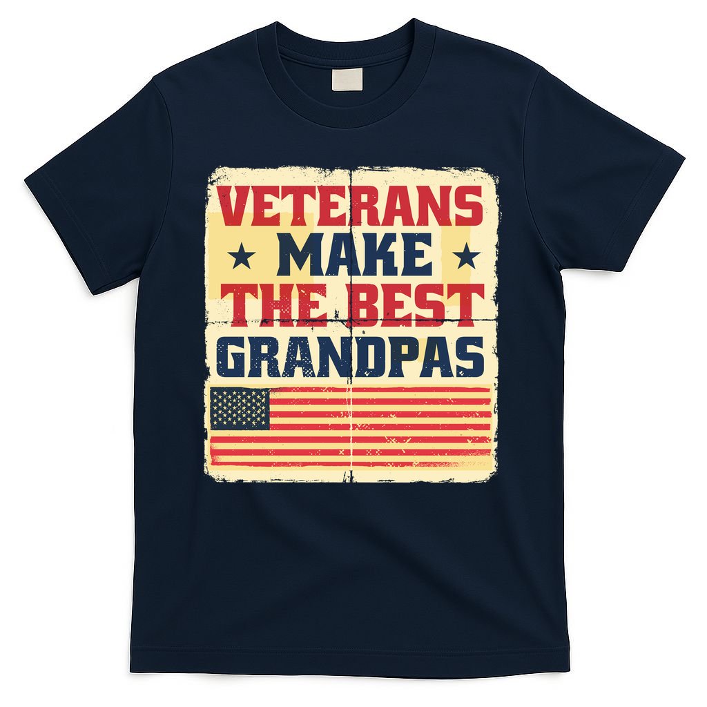 Veterans Make The Best Grandpas USA T-Shirt