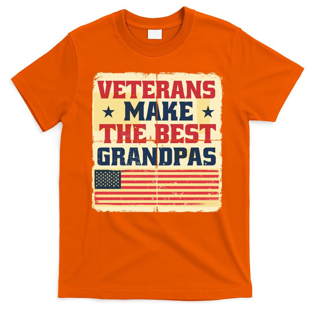 Veterans Make The Best Grandpas USA T-Shirt