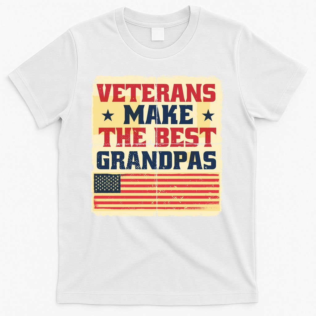 Veterans Make The Best Grandpas USA T-Shirt