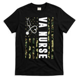 VA Nurse Army USA Flag T-Shirt