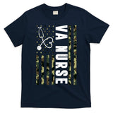 VA Nurse Army USA Flag T-Shirt