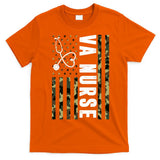 VA Nurse Army USA Flag T-Shirt