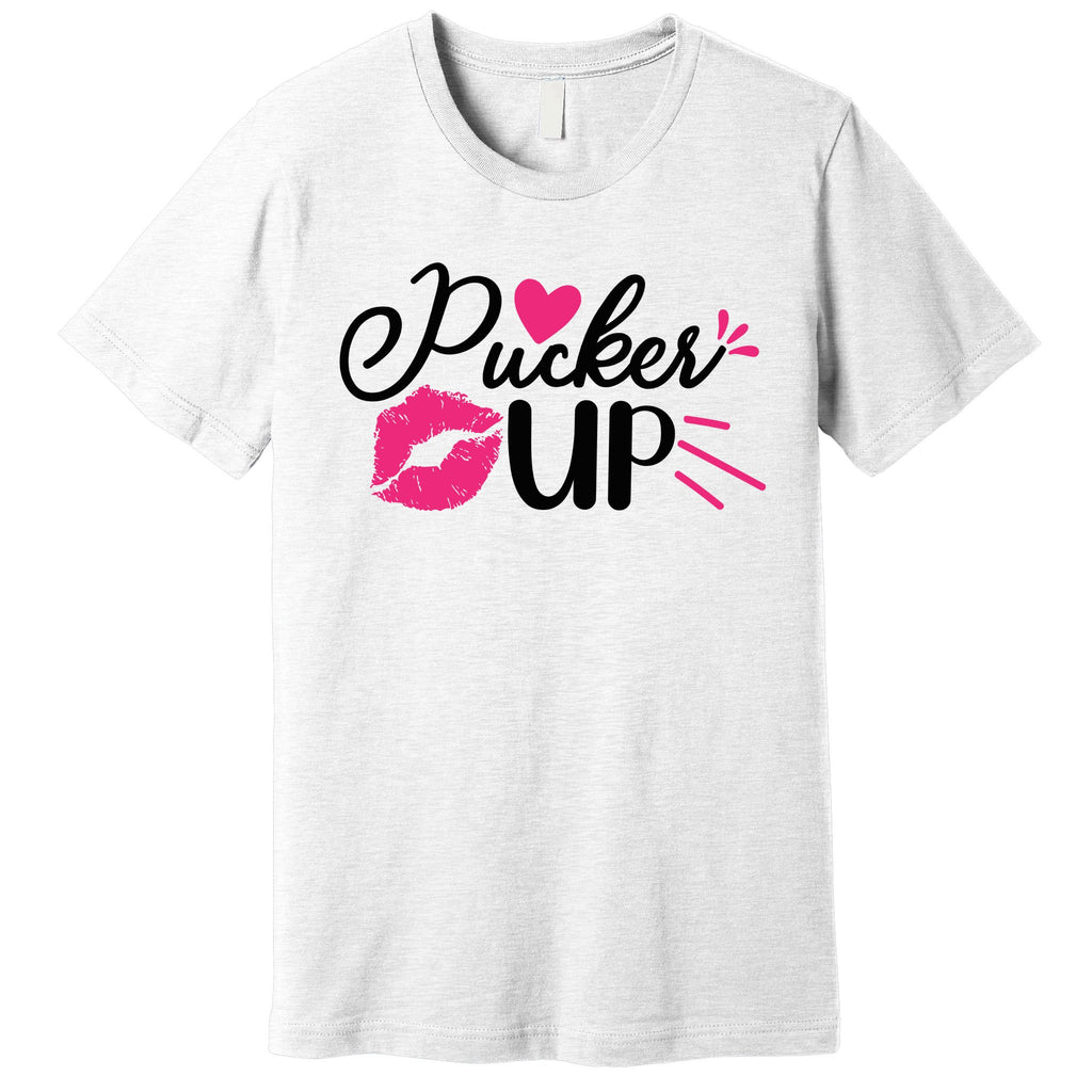 Valentine Pucker Up Premium T-Shirt