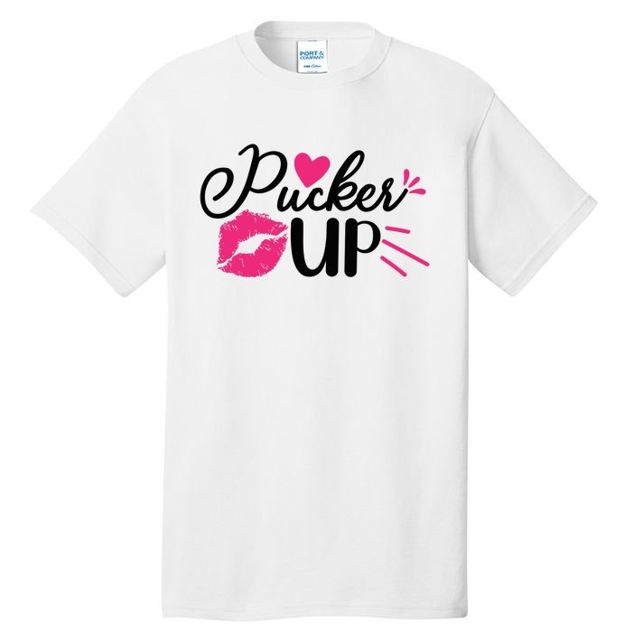 Valentine Pucker Up Tall T-Shirt