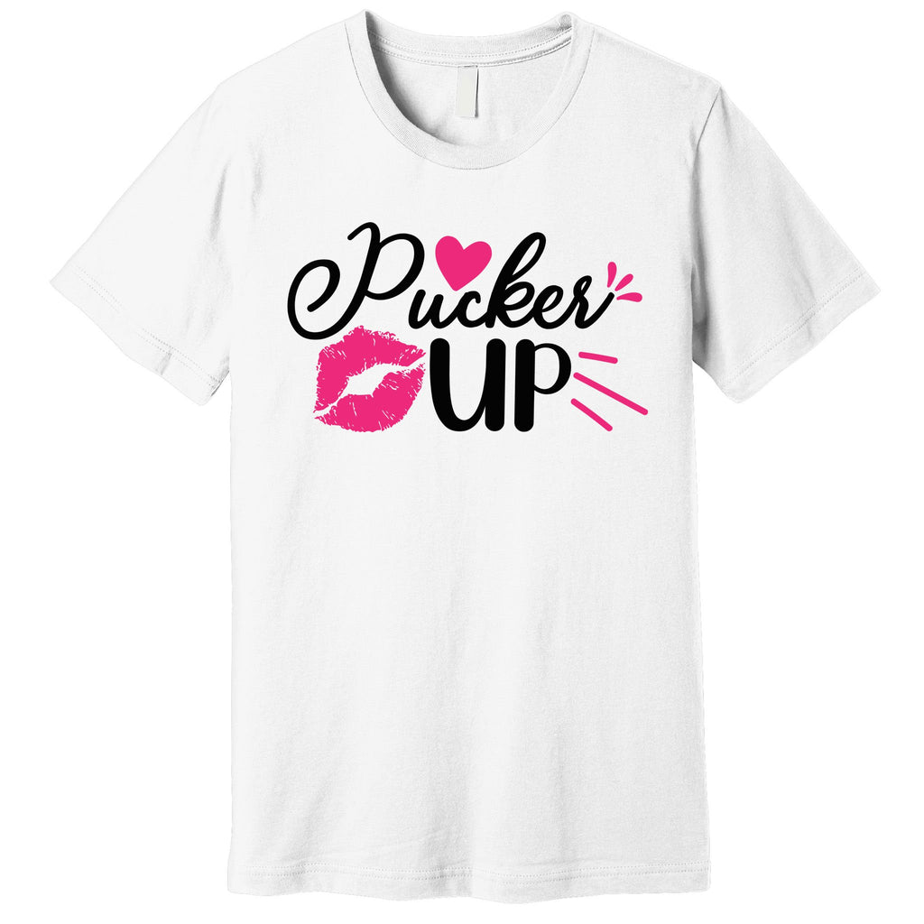 Valentine Pucker Up Premium T-Shirt