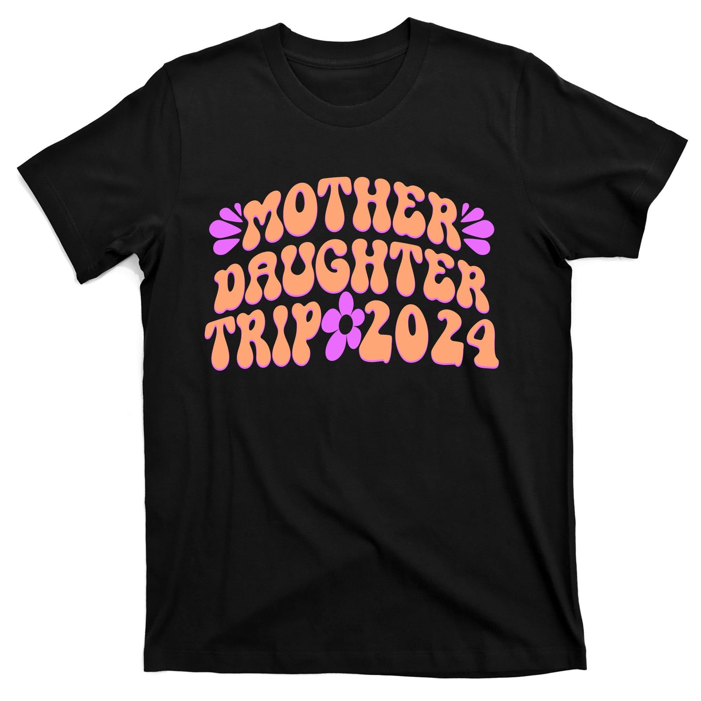 Vintage Retro 60S Mother Daughter Trip 2024 T-Shirt