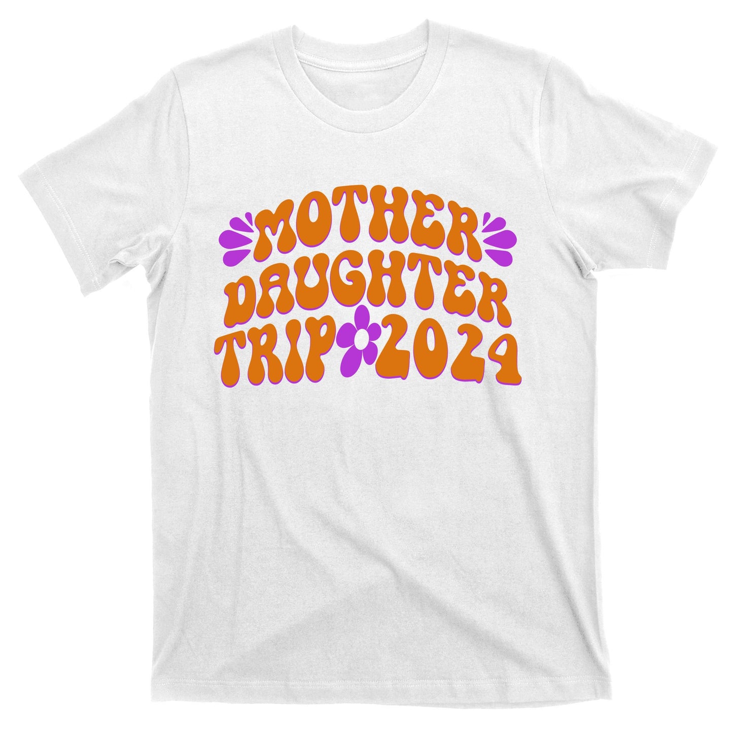Vintage Retro 60S Mother Daughter Trip 2024 T-Shirt