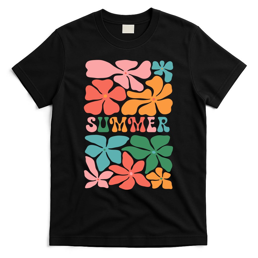 Vintage Retro Floral Summer T-Shirt