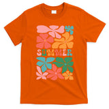 Vintage Retro Floral Summer T-Shirt