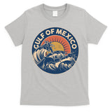 Vintage Retro Gulf of Mexico Emblem T-Shirt