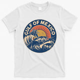Vintage Retro Gulf of Mexico Emblem T-Shirt