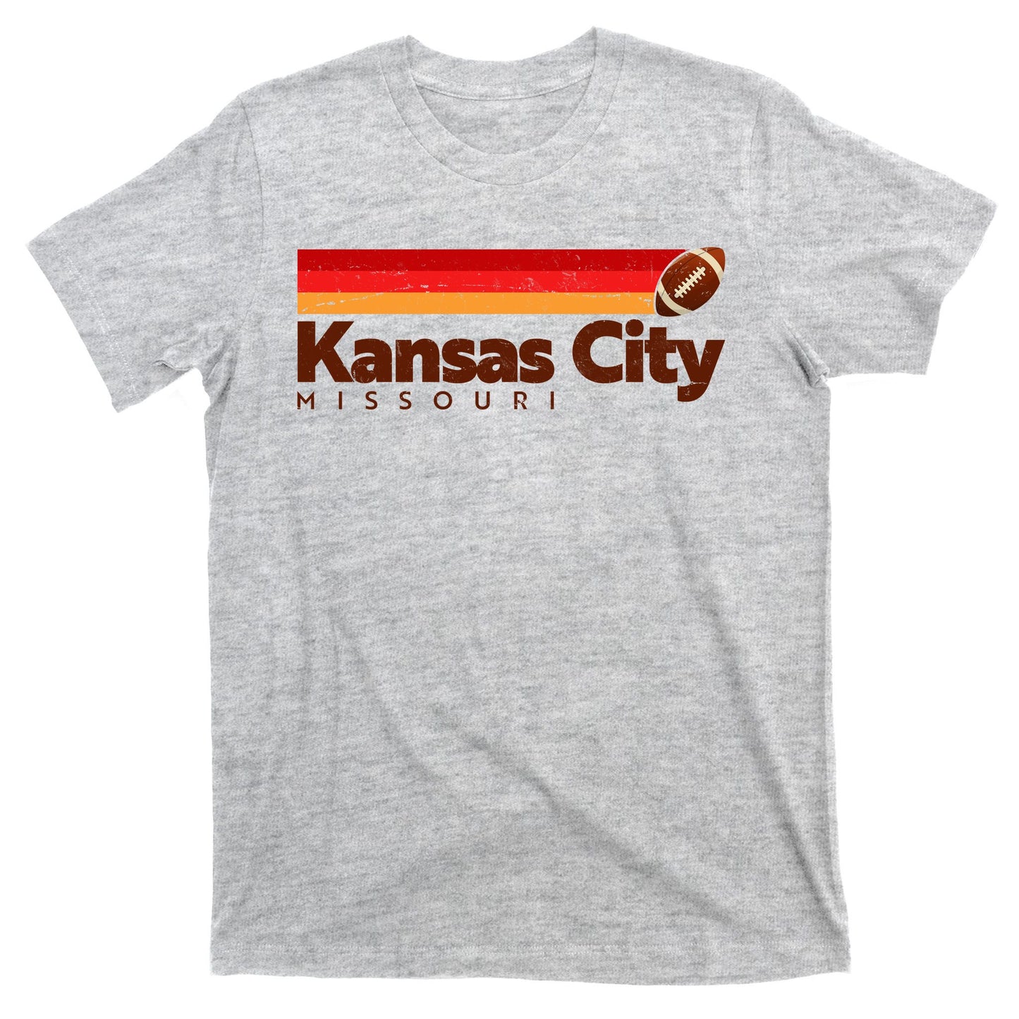 Vintage Retro Kansas City Missouri Football T-Shirt