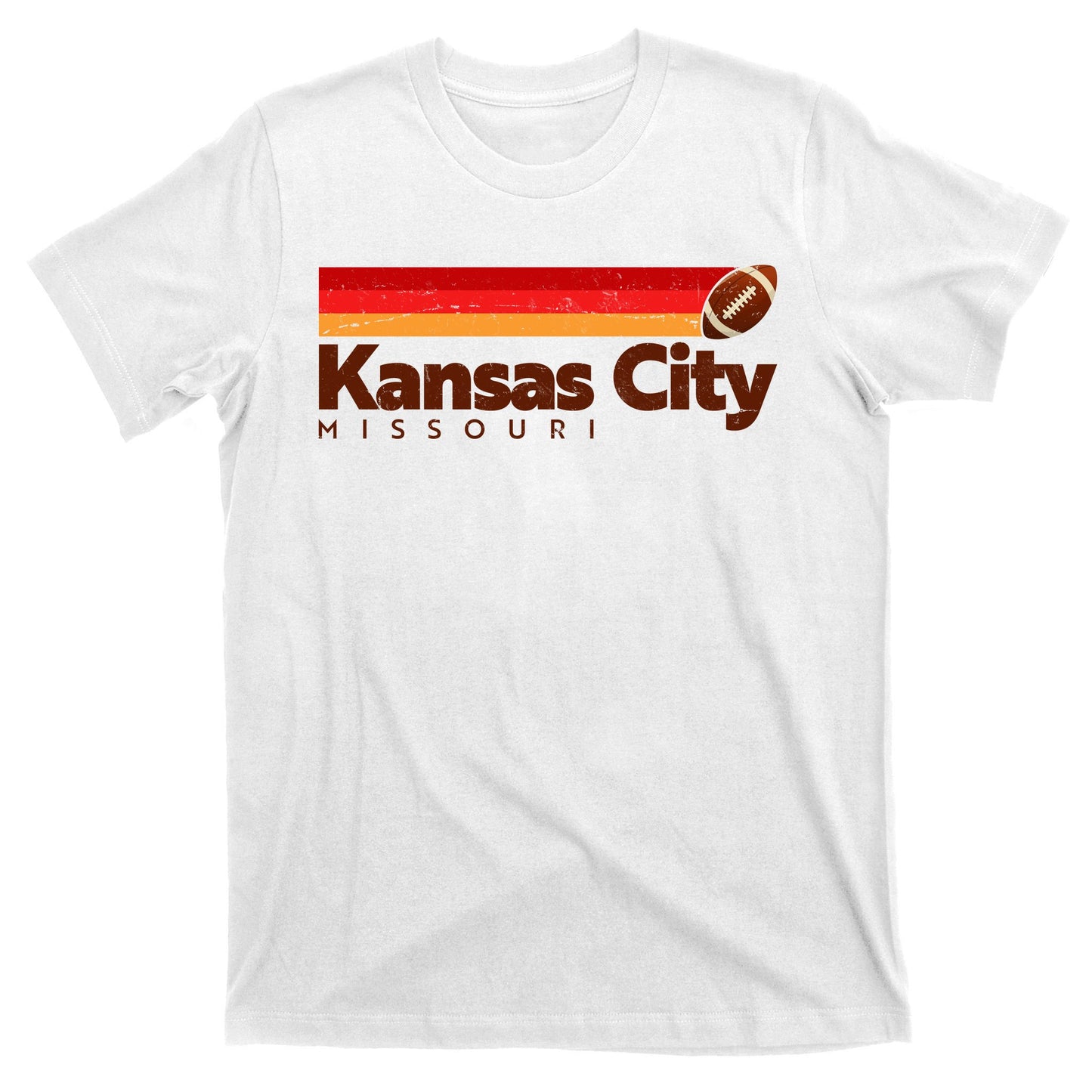 Vintage Retro Kansas City Missouri Football T-Shirt