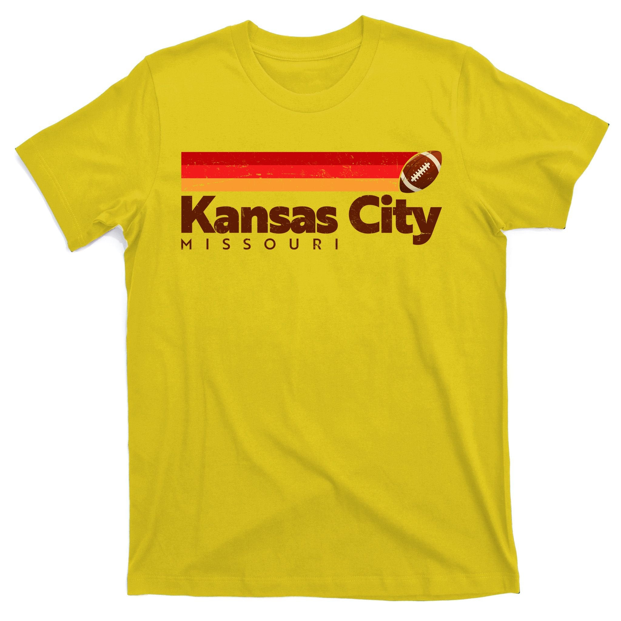 Vintage Retro Kansas City Missouri Football T-Shirt