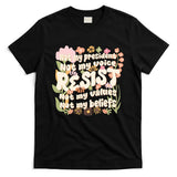 Vintage RESIST Not My President Voice Values Beliefs Anti Trump T-Shirt