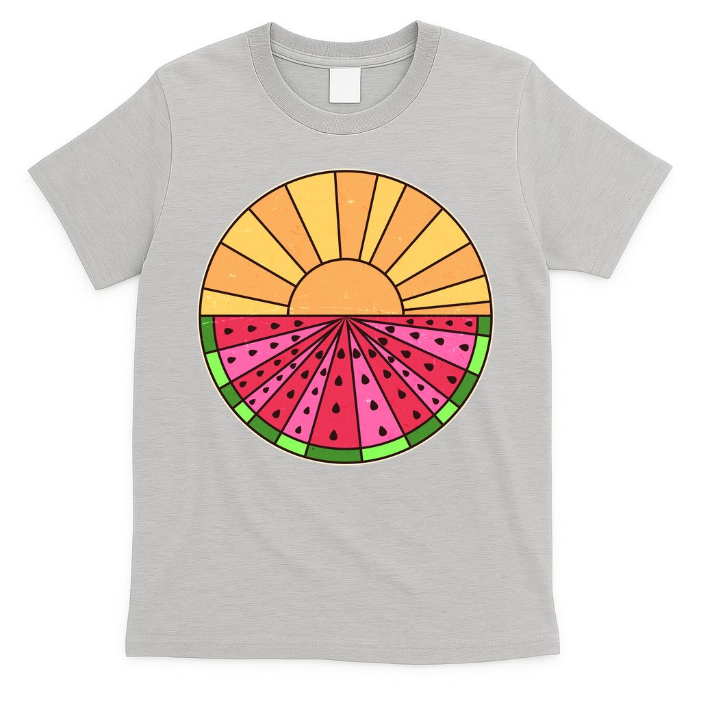Vintage Retro Summer Sunshine Watermelon T-Shirt