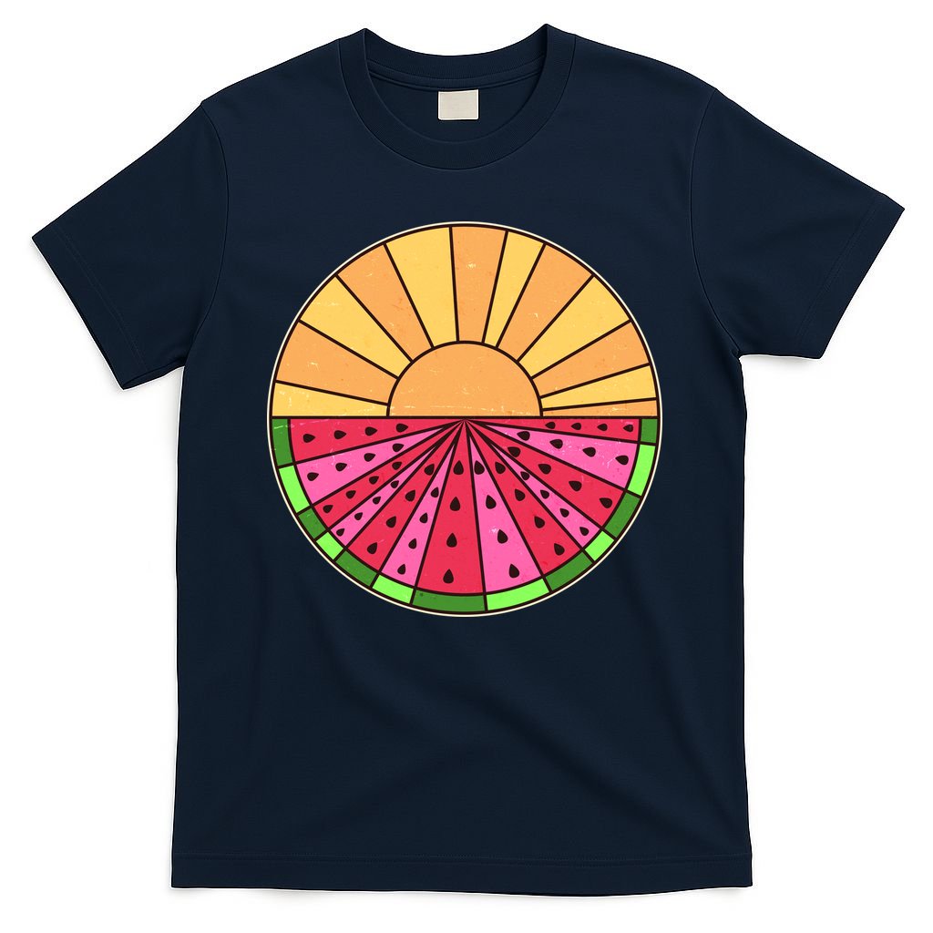Vintage Retro Summer Sunshine Watermelon T-Shirt