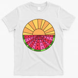 Vintage Retro Summer Sunshine Watermelon T-Shirt