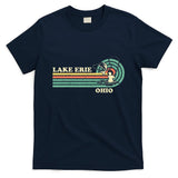 Vintage Retro Summer Fishing Ohio Erie Lake T-Shirt