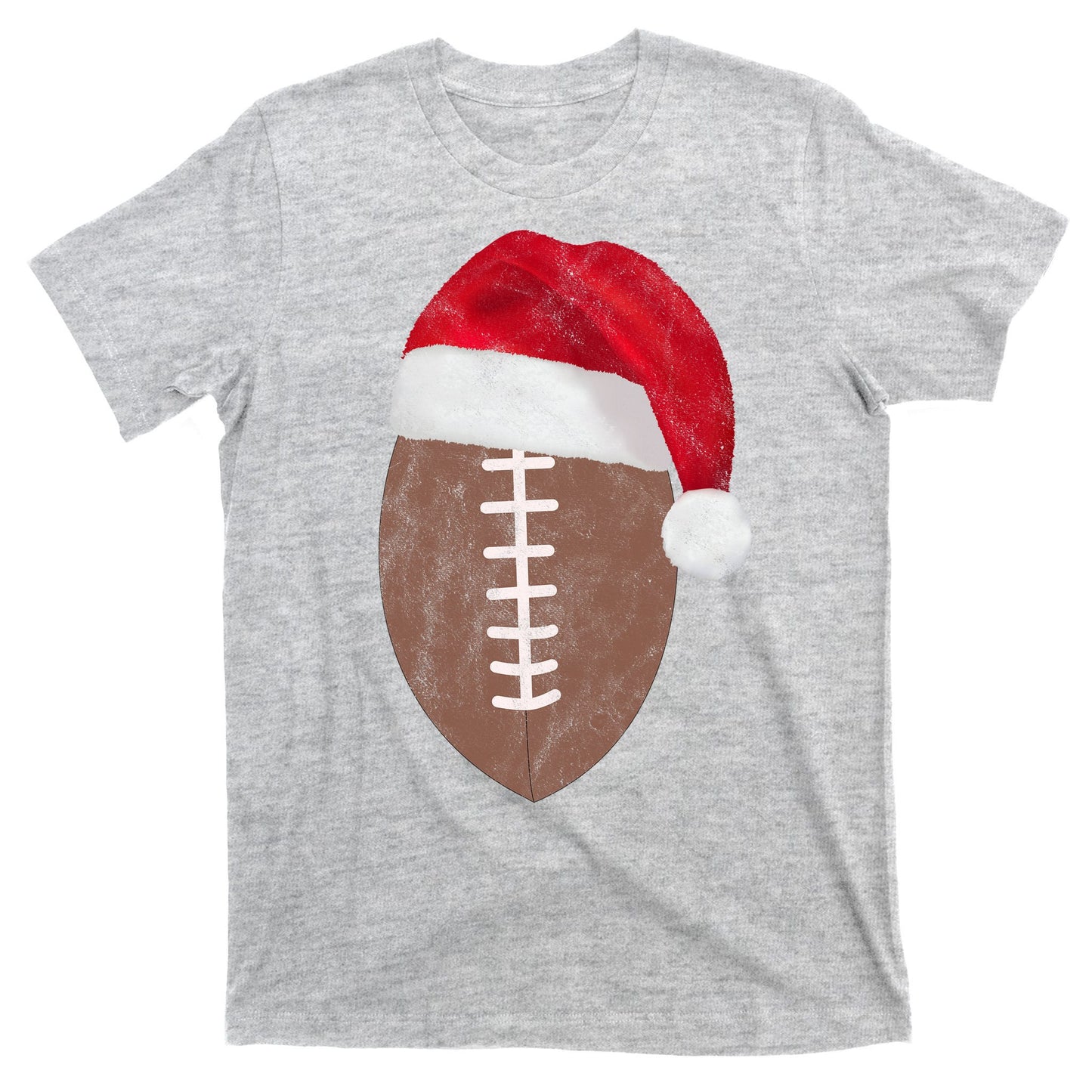 Vintage Santa Football Lover Christmas T-Shirt