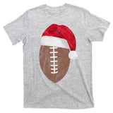 Vintage Santa Football Lover Christmas T-Shirt