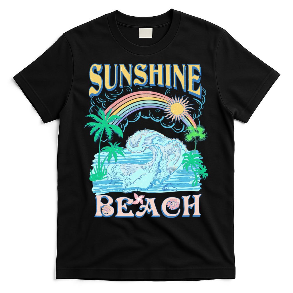 Vintage Summer Time Sunshine Beach T-Shirt