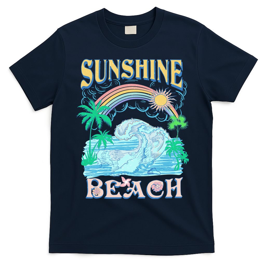 Vintage Summer Time Sunshine Beach T-Shirt