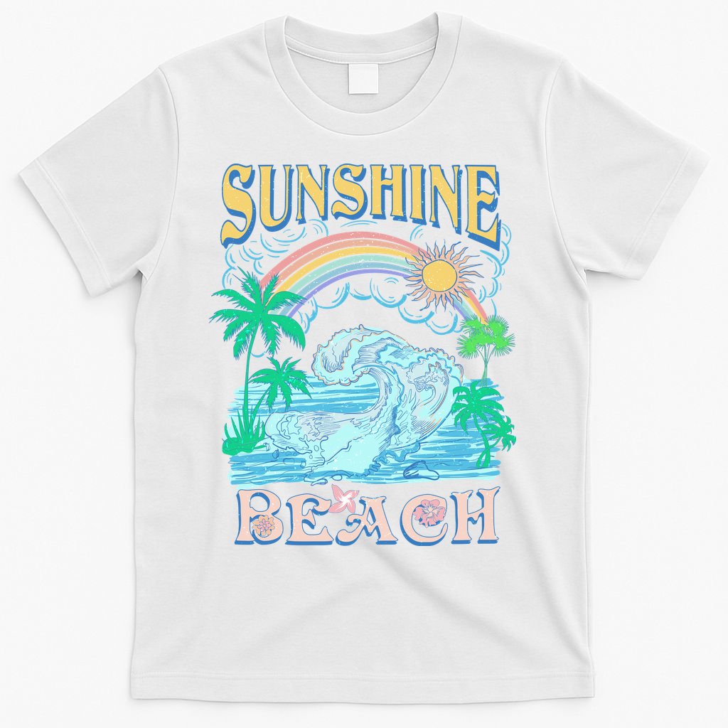 Vintage Summer Time Sunshine Beach T-Shirt