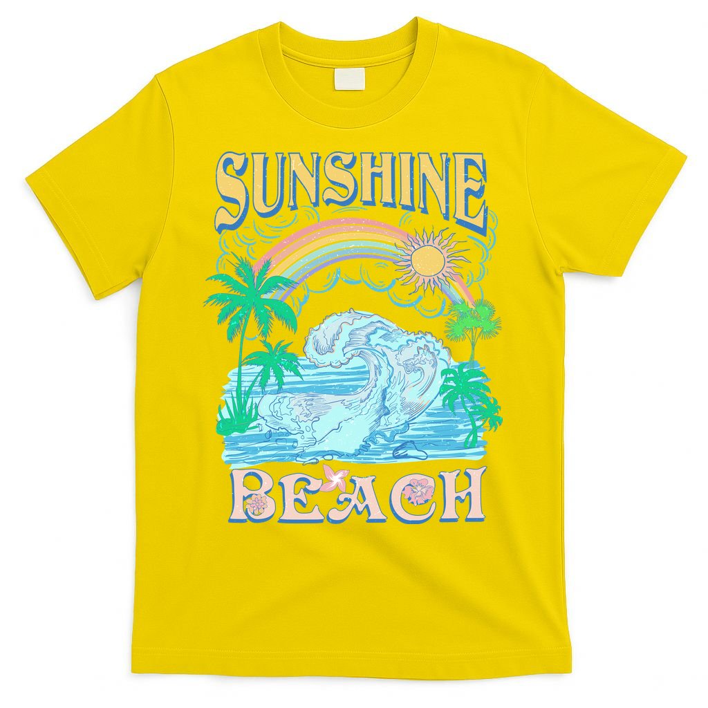 Vintage Summer Time Sunshine Beach T-Shirt