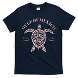 Vintage Sea Turtle Gulf of Mexico Est 1550 Anti Trump T-Shirt