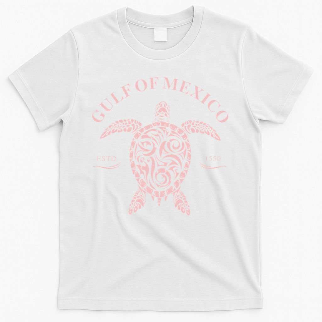 Vintage Sea Turtle Gulf of Mexico Est 1550 Anti Trump T-Shirt