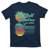Vintage Tropical Gulf Of America Est 2025 T-Shirt