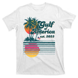 Vintage Tropical Gulf Of America Est 2025 T-Shirt