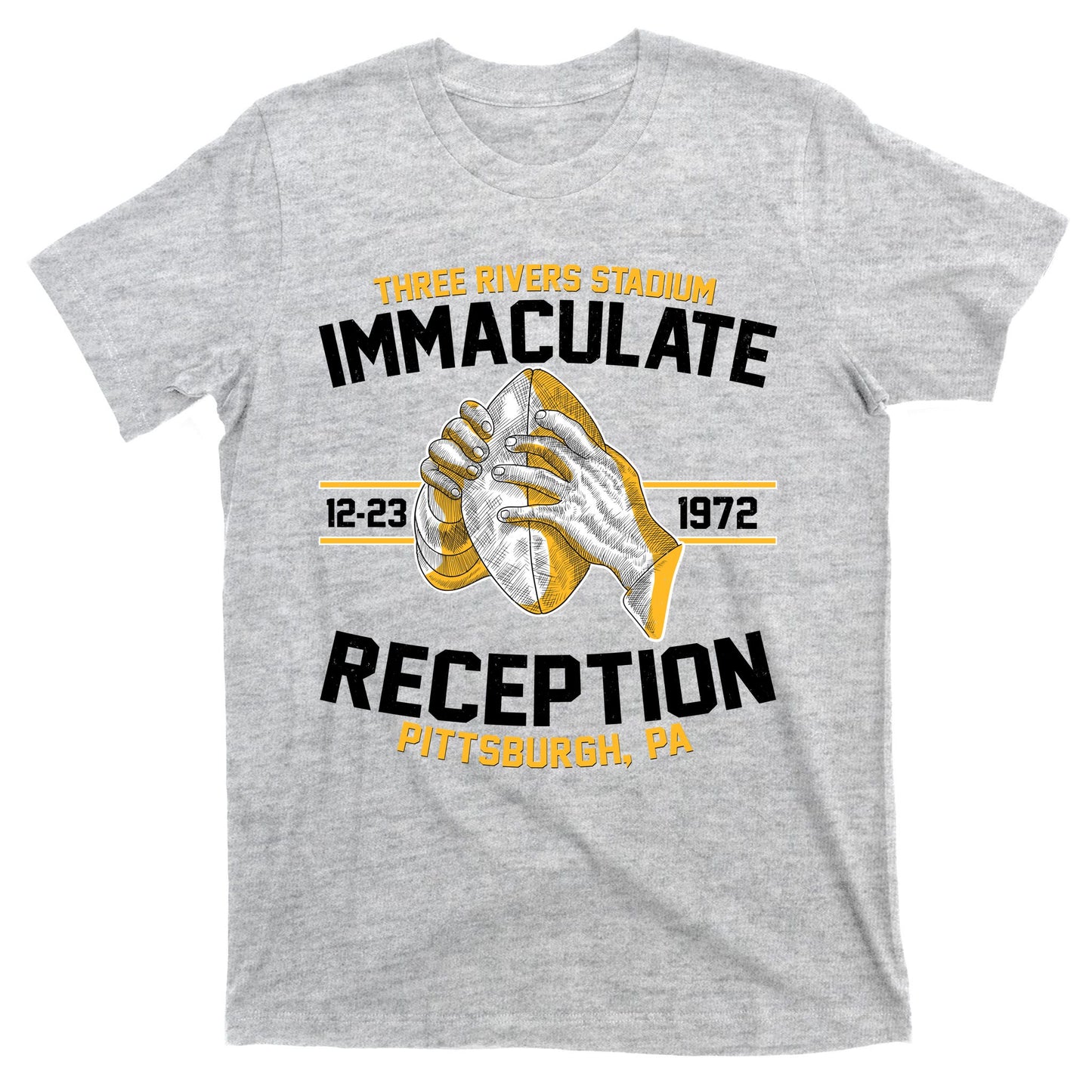 Vintage Three Rivers Stadium Immaculate Reception Football T-Shirt