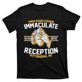 Vintage Three Rivers Stadium Immaculate Reception Football T-Shirt