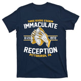Vintage Three Rivers Stadium Immaculate Reception Football T-Shirt