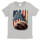 Vintage USA American Flag Horse T-Shirt