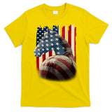 Vintage USA American Flag Horse T-Shirt