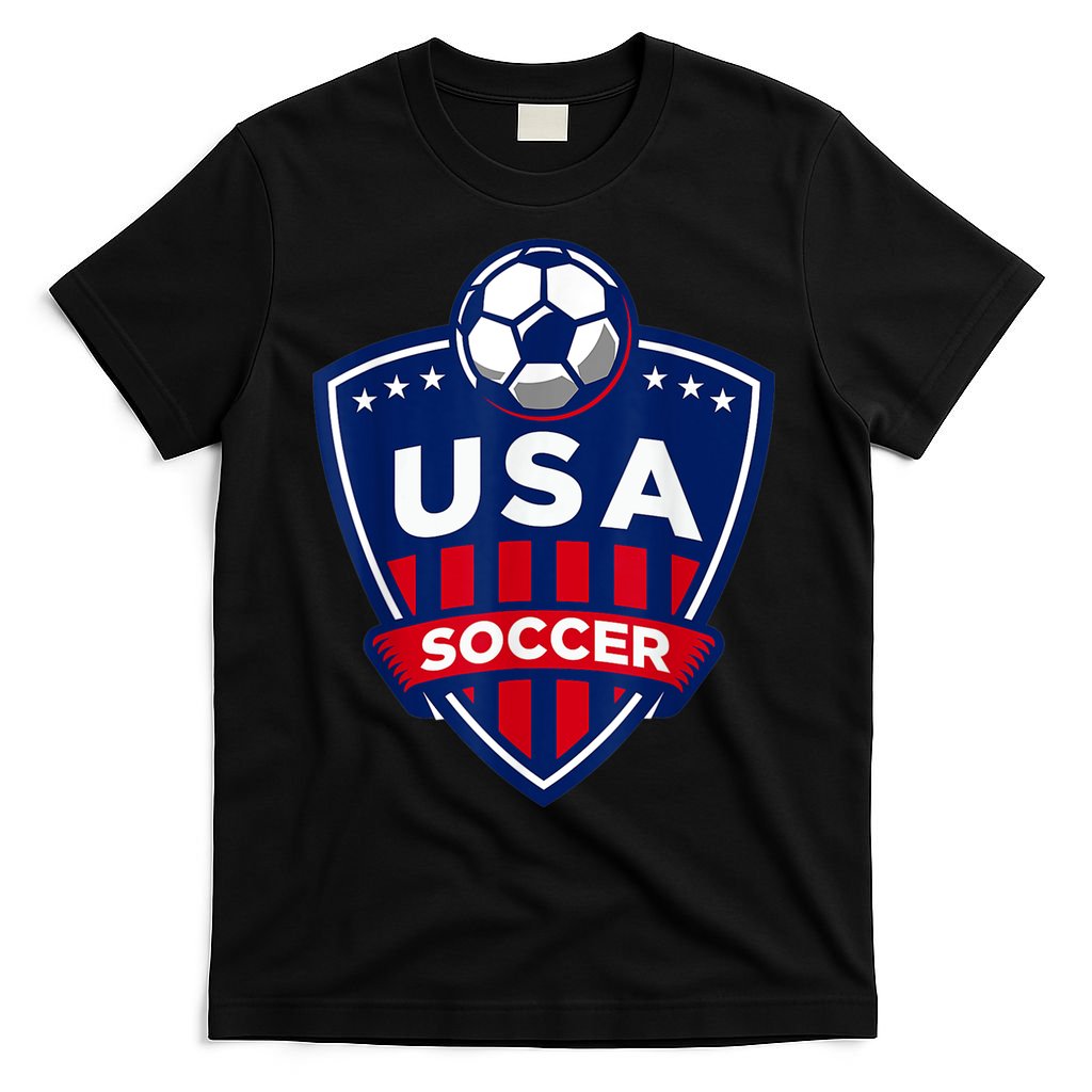 Vintage USA Soccer American Flag Football Jersey T-Shirt