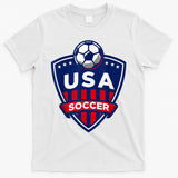 Vintage USA Soccer American Flag Football Jersey T-Shirt