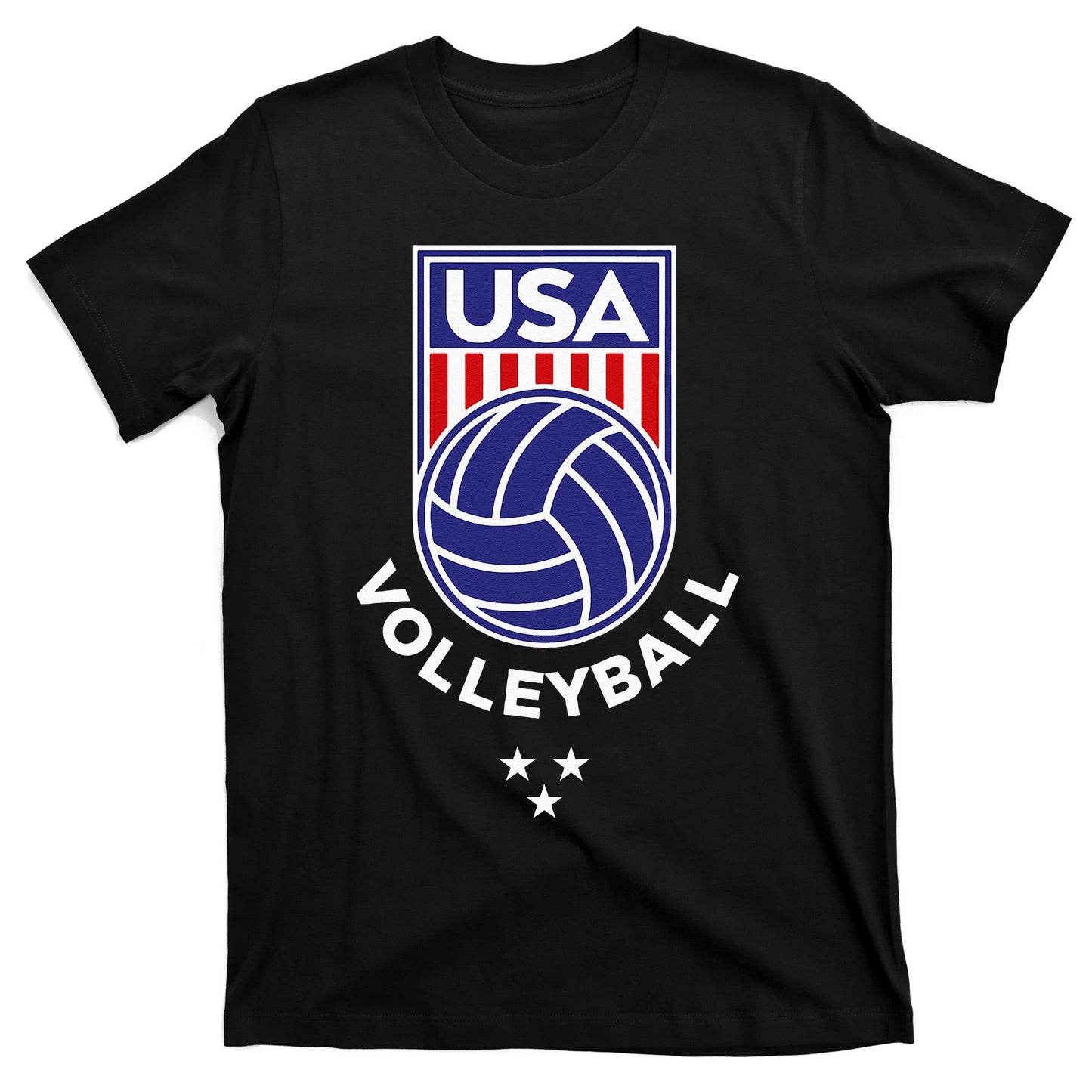 Volleyball USA Support The TeamUSA Flag Beach T-Shirt