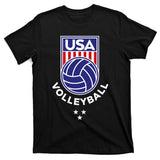 Volleyball USA Support The TeamUSA Flag Beach T-Shirt