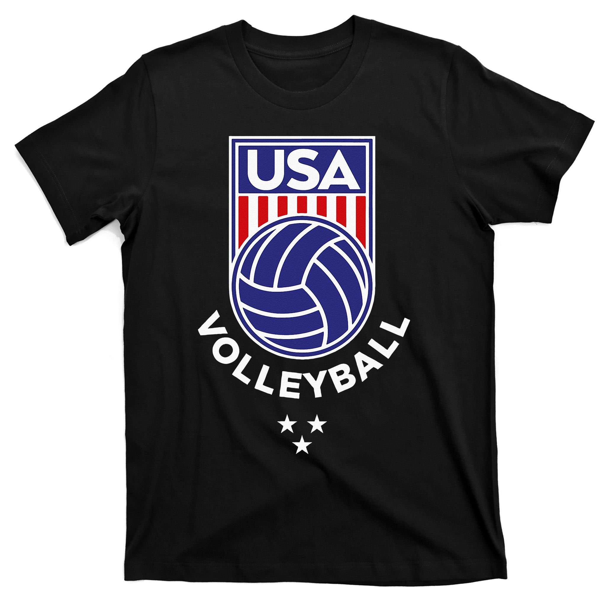 Volleyball USA Support The TeamUSA Flag Beach T-Shirt